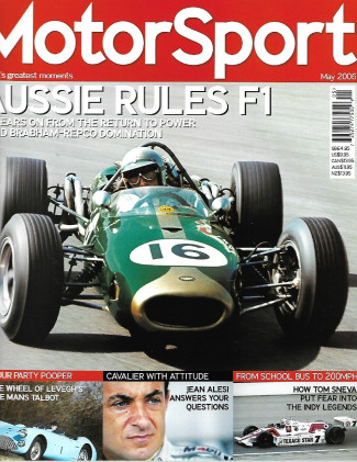 MOTOR SPORT 2006 MAY - AUSSIE RULES F1, '52 LE MANS TALBOT, ALESI, SNEVA
